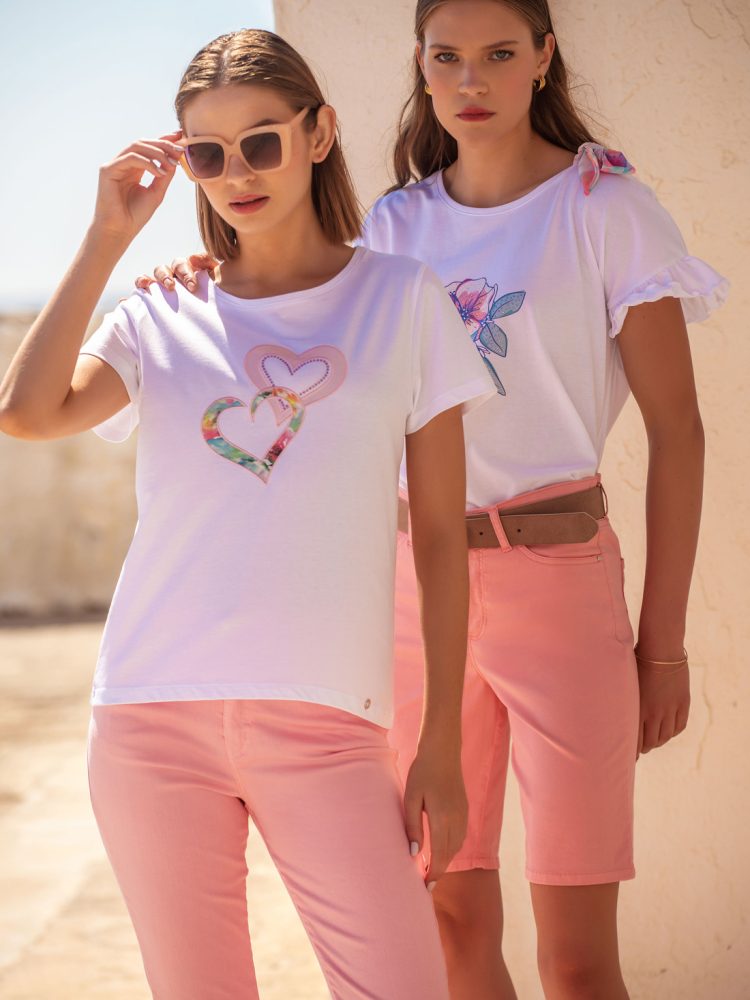 Calção, t-shirt