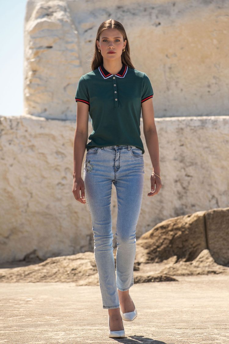 Polo e calça